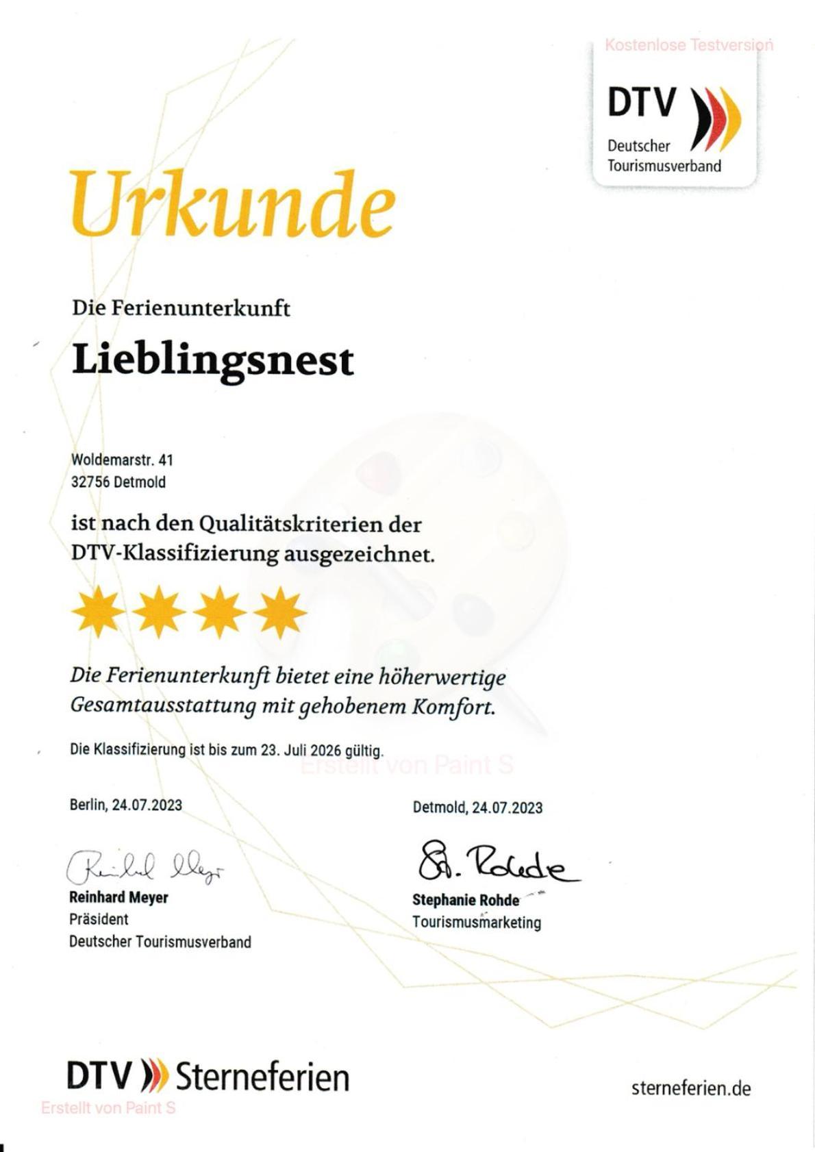 Lieblingsnest Detmold Apartment ภายนอก รูปภาพ